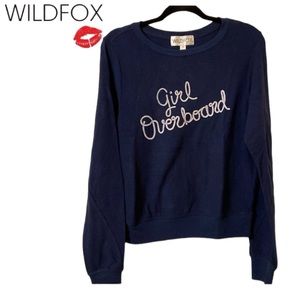 NWT Wildfox Overboard Baggy Beach Jumper | Dress Blues